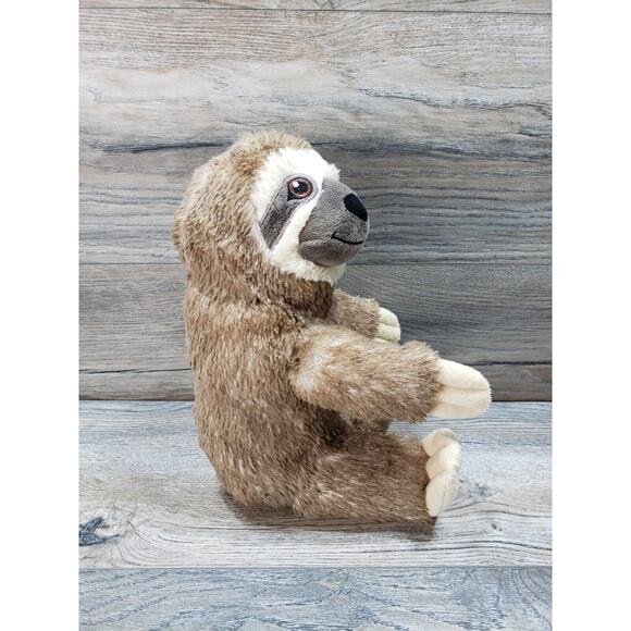Progressive Plush Sealy Sloth Plush Stuffed Animal Brown Tan - Picture 4 of 7